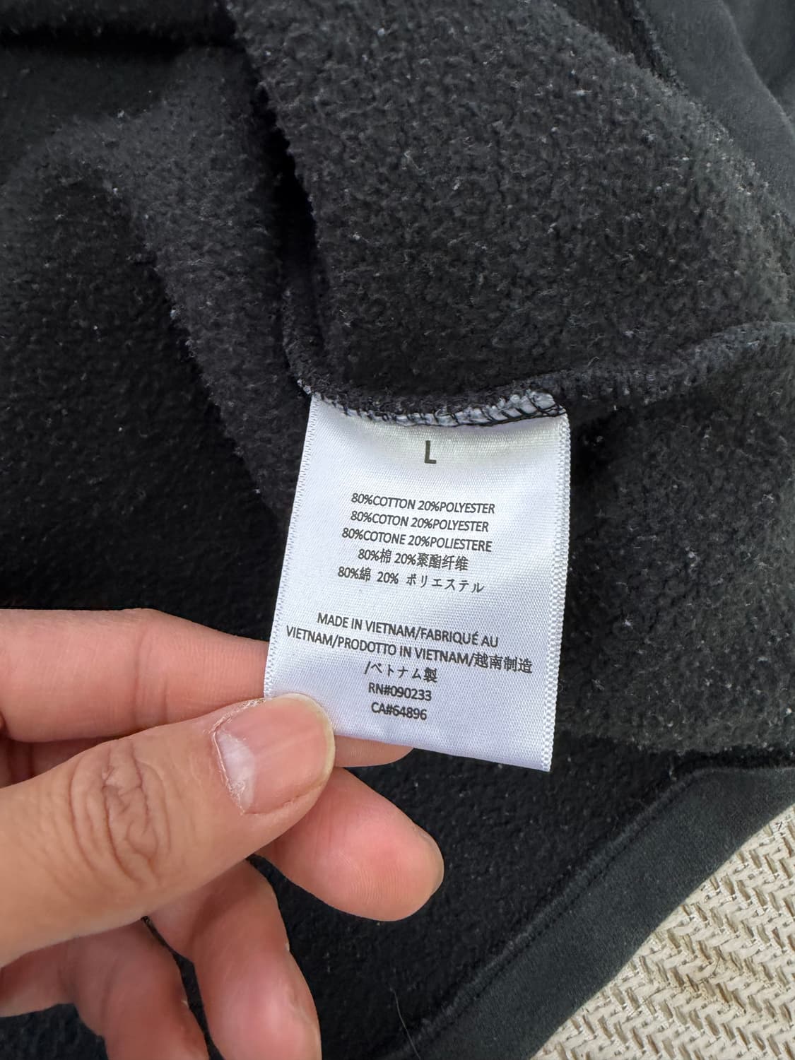 정품) 피어오브갓 에센셜 오버사이즈 스웨트셔츠 맨투맨 L 상품이미지5