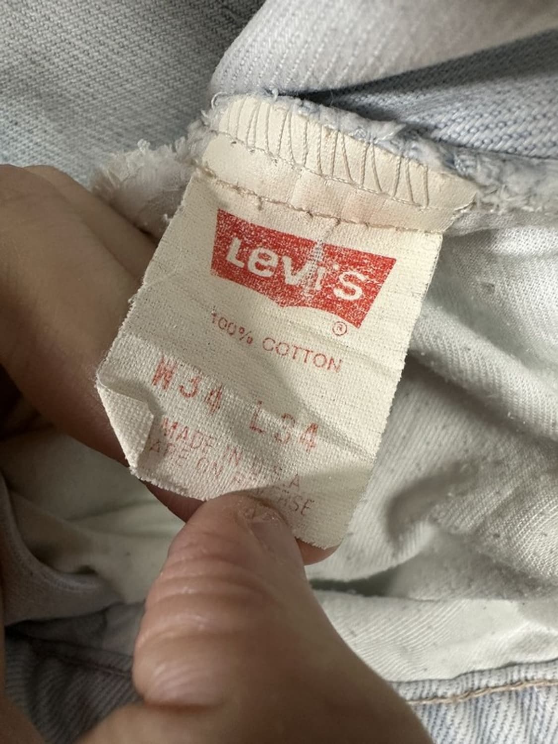 [W34L34] LEVI'S 리바이스550 90s USA 빈티지오렌지탭 상품이미지6