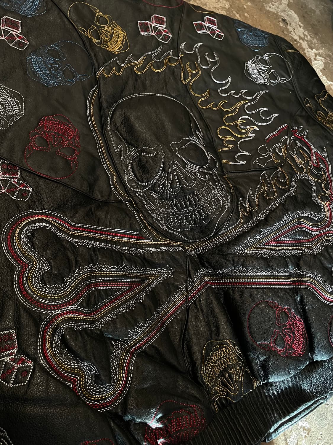 Desertwell 스컬 가죽 자켓 (115) 상품이미지6