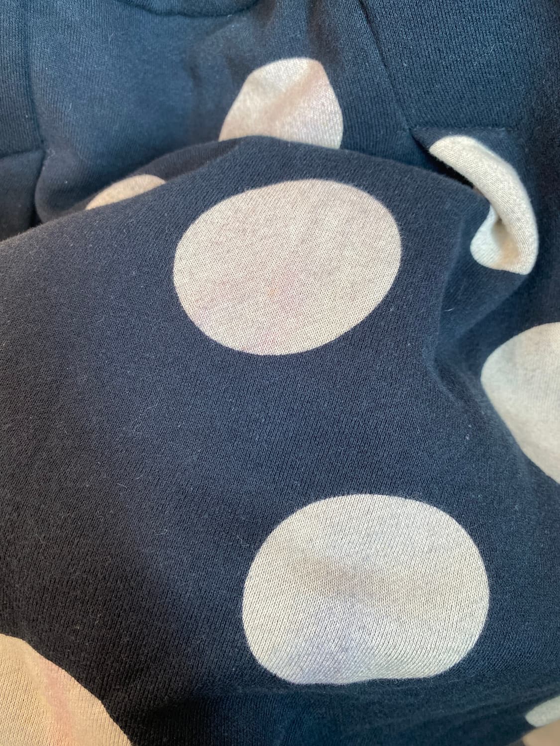 네이비 도트 빅숄더백 상품이미지6