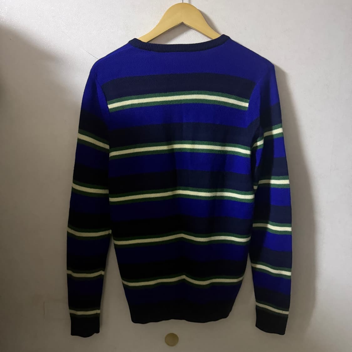 라코스테 남성 스트라이프 라운드 니트 4 (남성 95정도) 상품이미지8