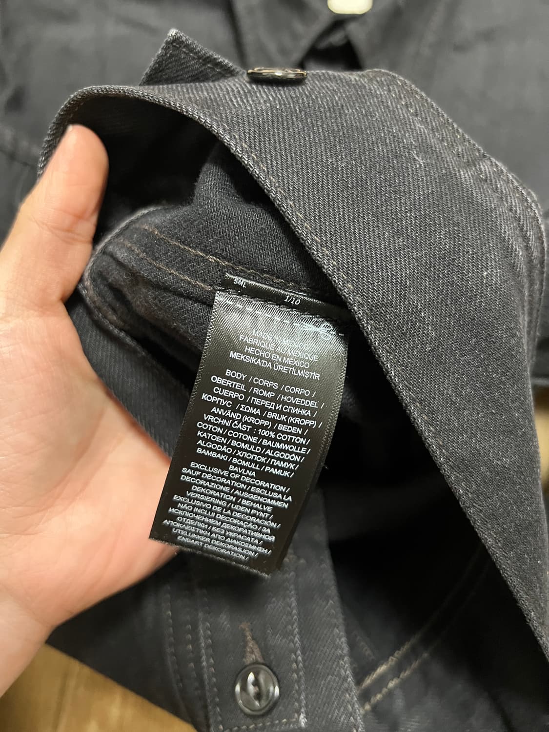 택포58) RRL 더블알엘 Lot271 트러커 블랙 M 상품이미지3