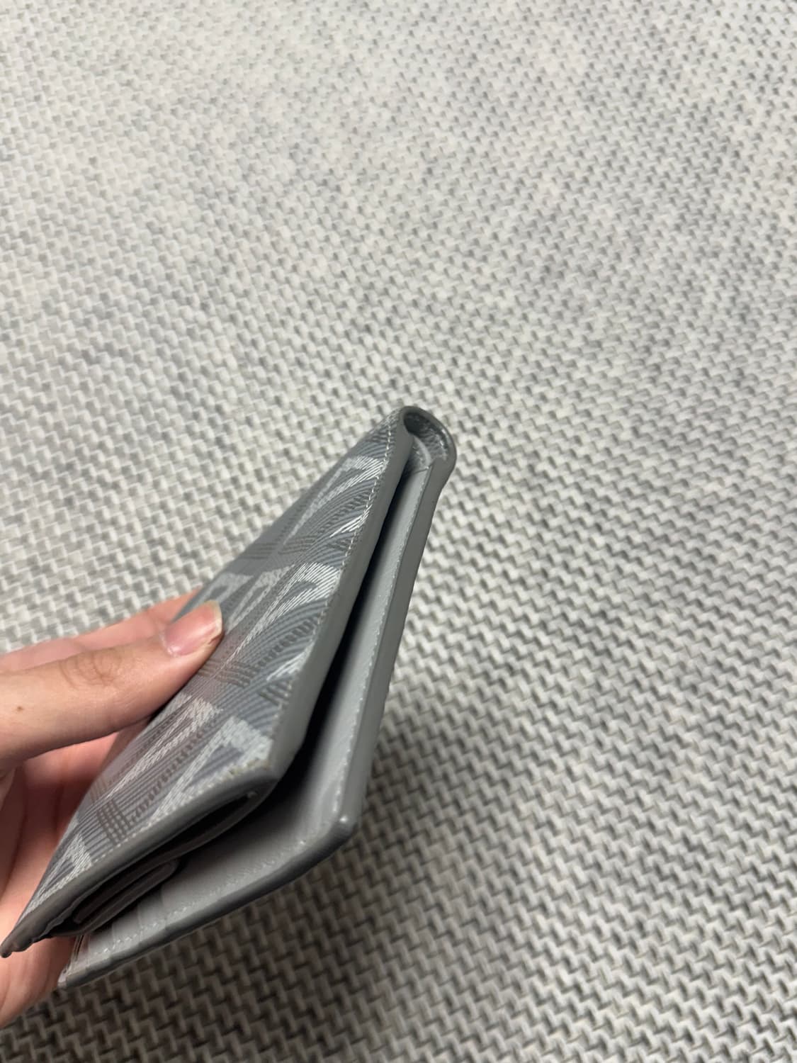 디올 CD 다이아몬드 캔버스 반지갑 상품이미지5