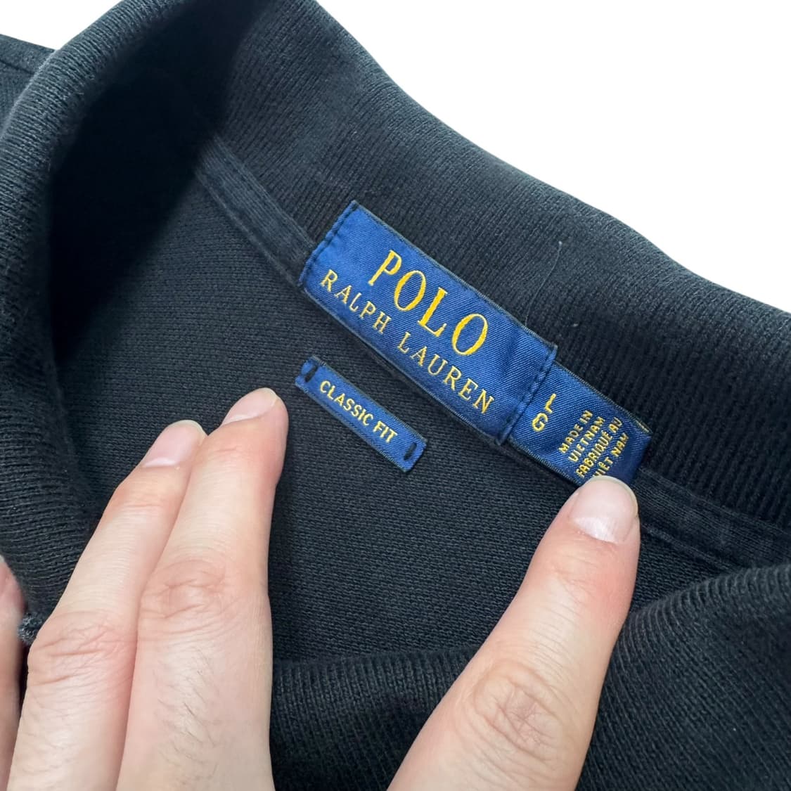 신형 폴로 랄프로렌 블랙 반팔카라티 상품이미지3