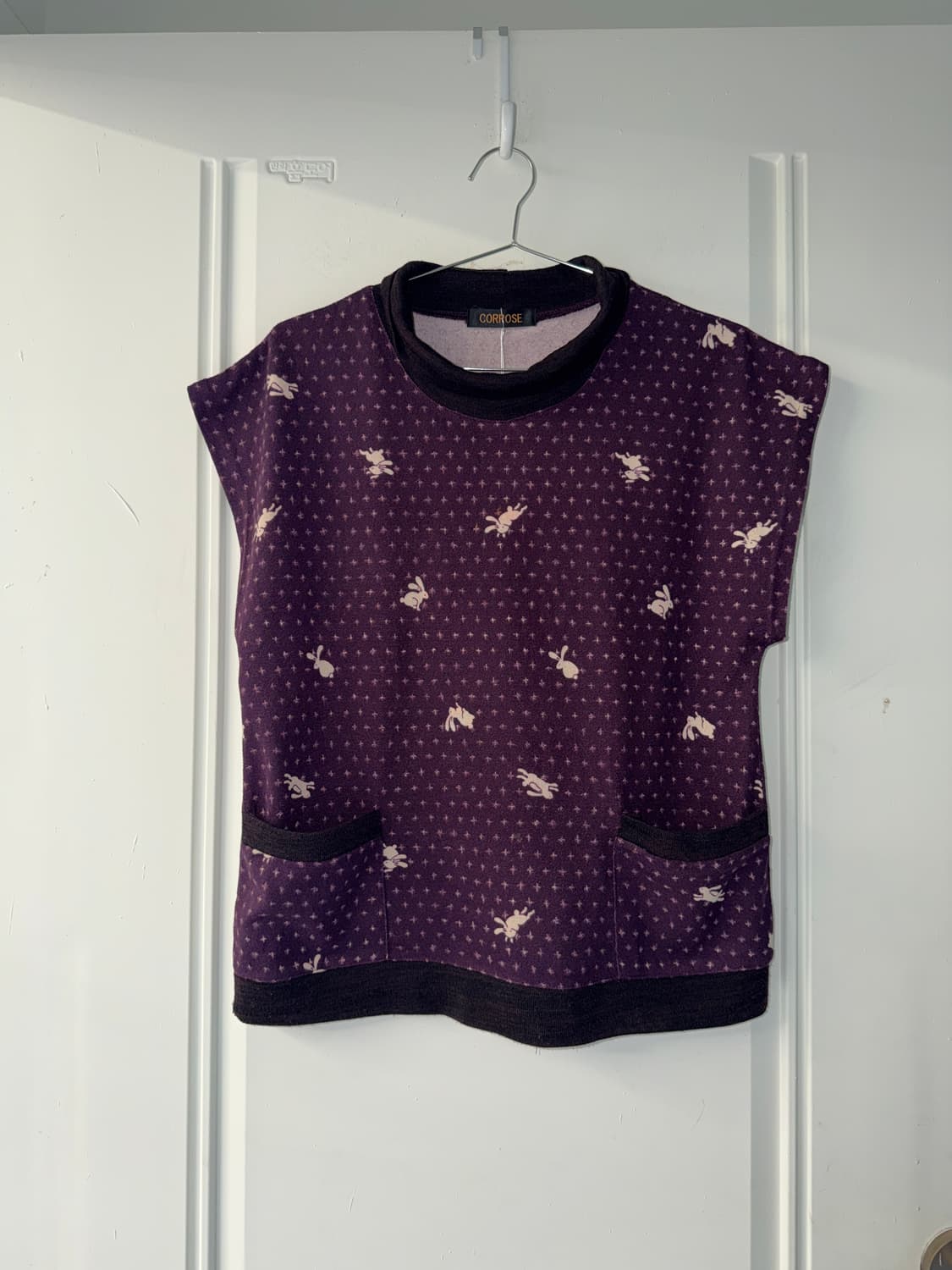 일본빈티지 퍼플레빗 레이어드 탑 상품이미지6