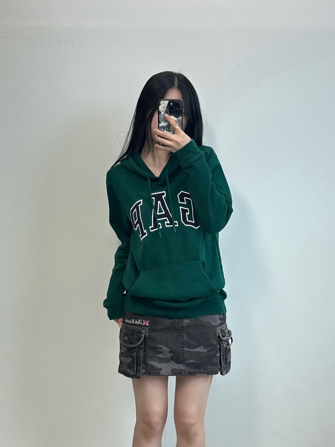 Gap 갭 그린 후드티 상품이미지1