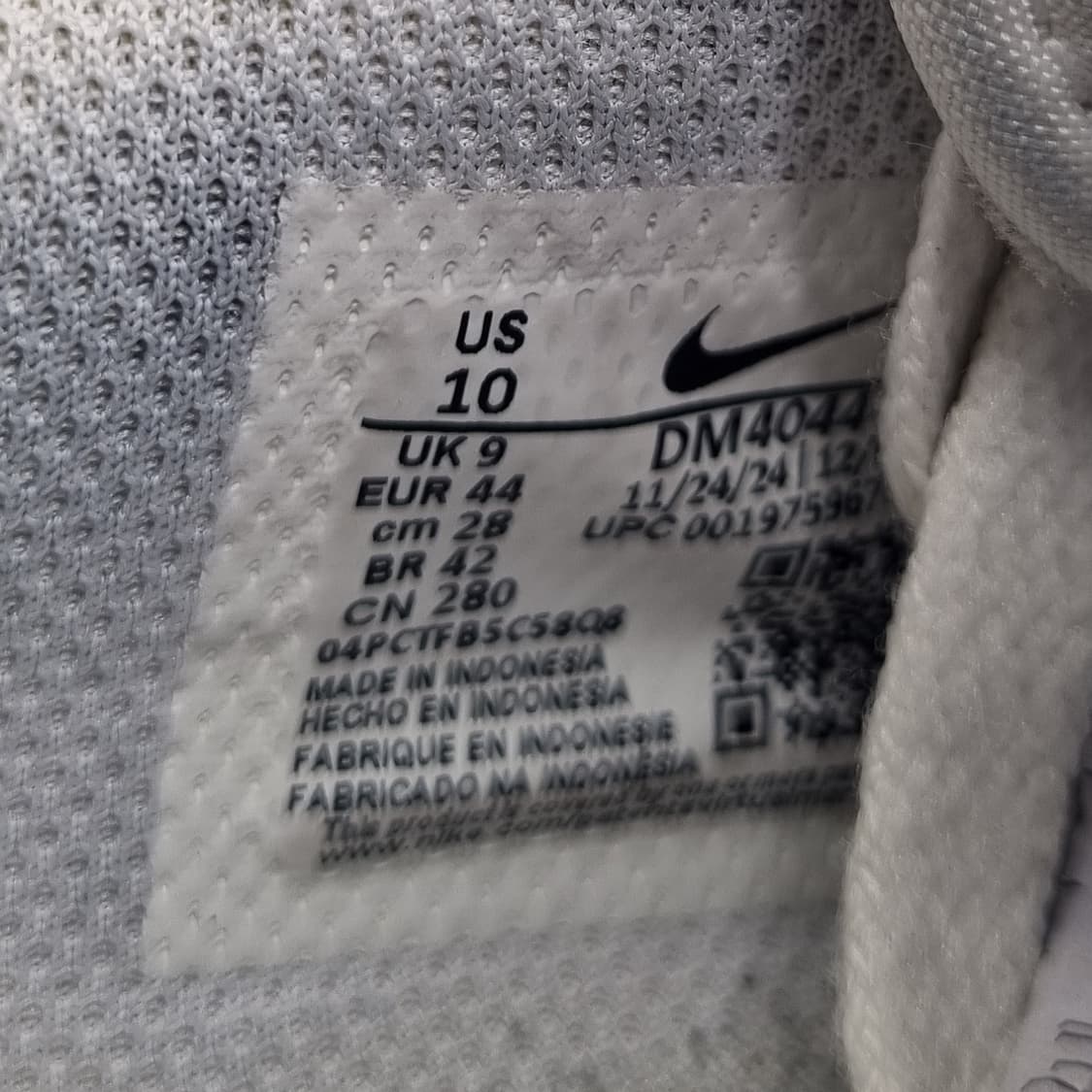 나이키 코르테즈 레더 흰검 남성운동화280. 상품이미지6