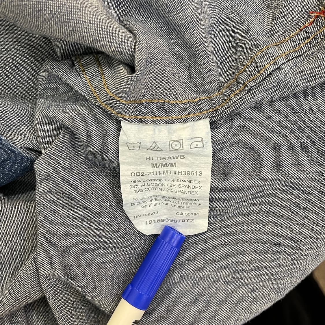 (M) Wrangler 랭글러 데님 셔츠 상품이미지7