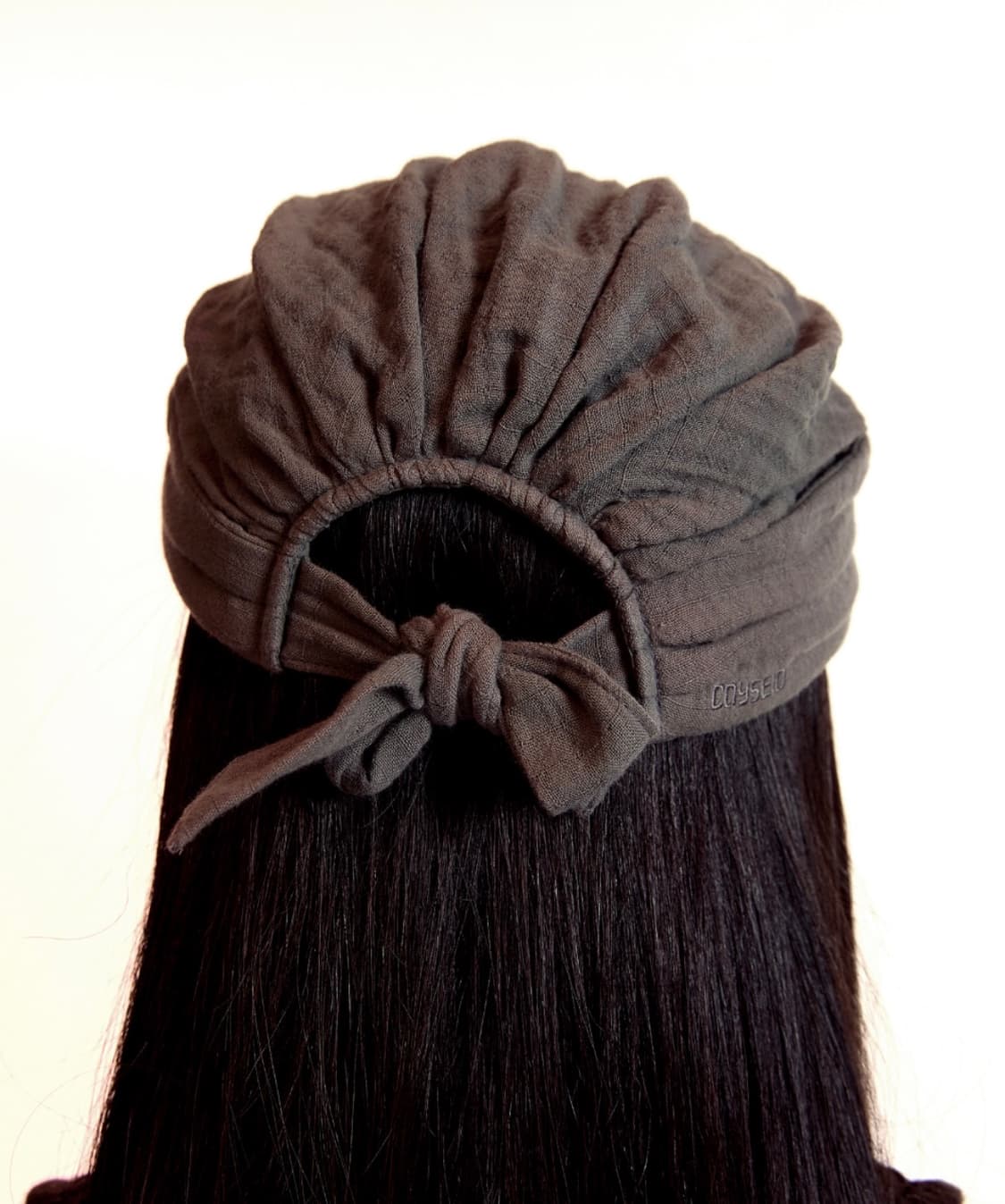 코이세이오 KNOT SHIRRING CAP GREY 상품이미지3
