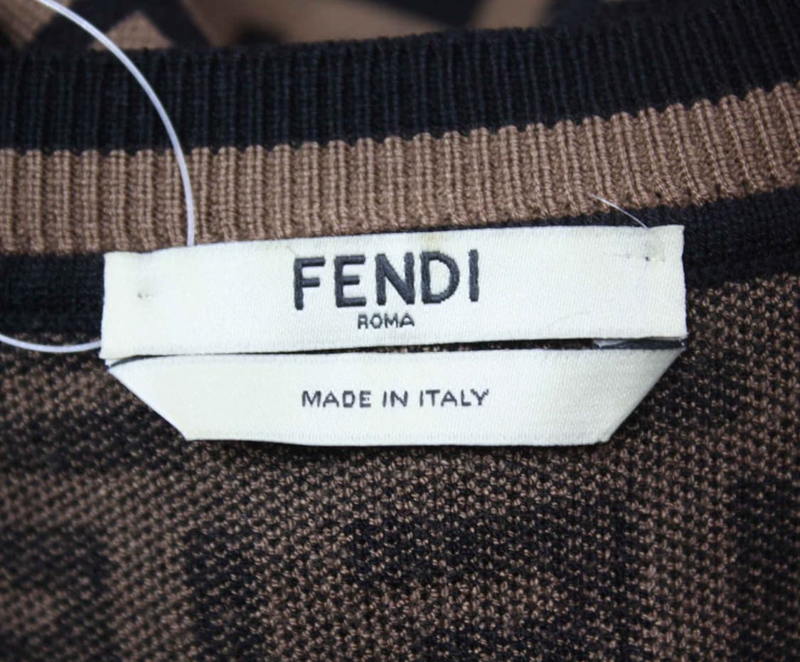 N-10431/펜디 정품 여성용 자갸드 니트 36 상품이미지3