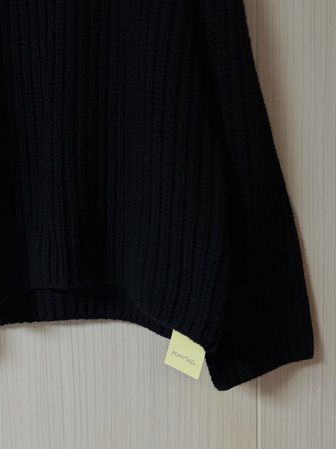 포니테일 니트 새제품 상품이미지2
