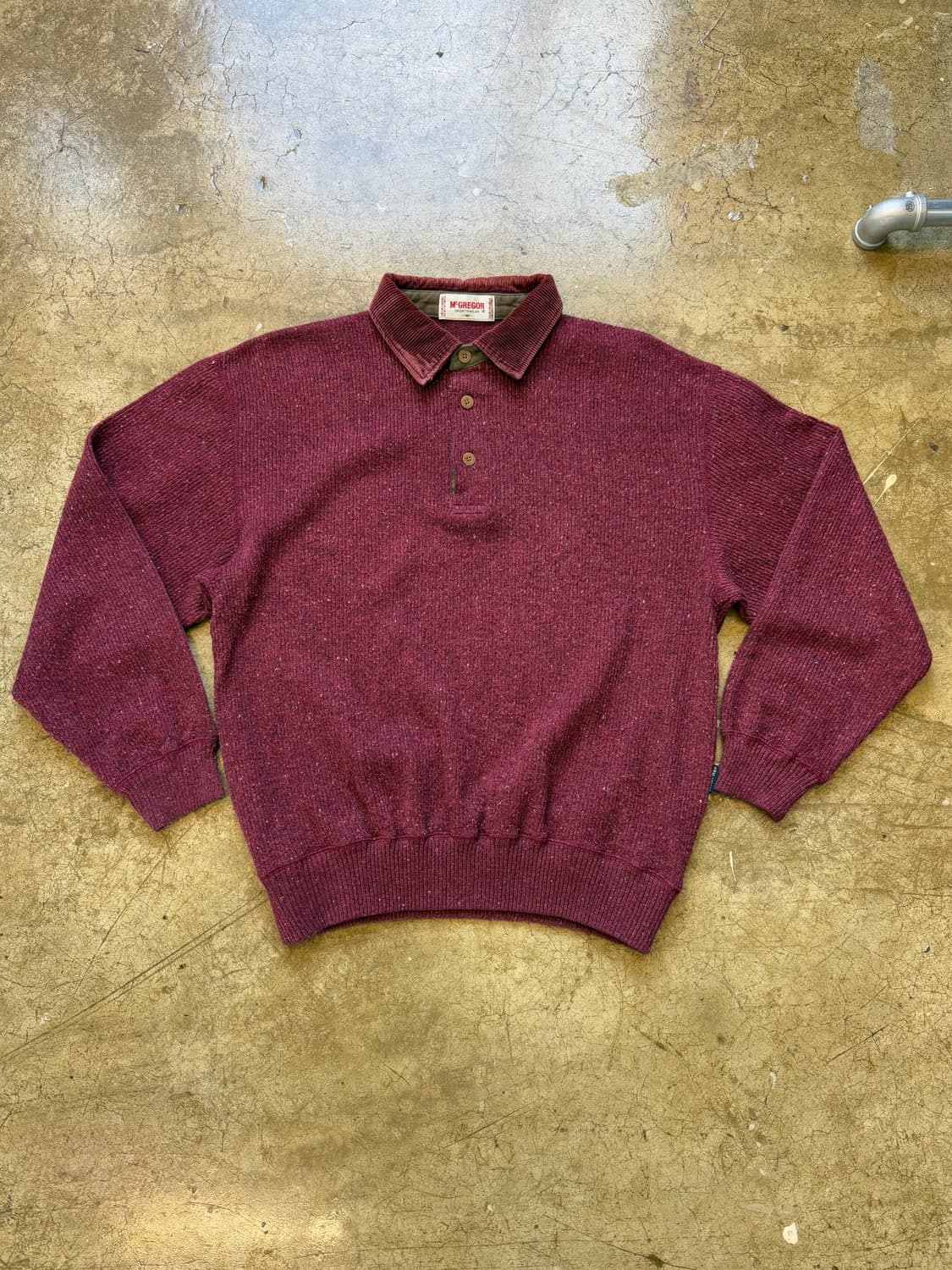 Mcgregor 코듀로이 카라 니트 상품이미지1