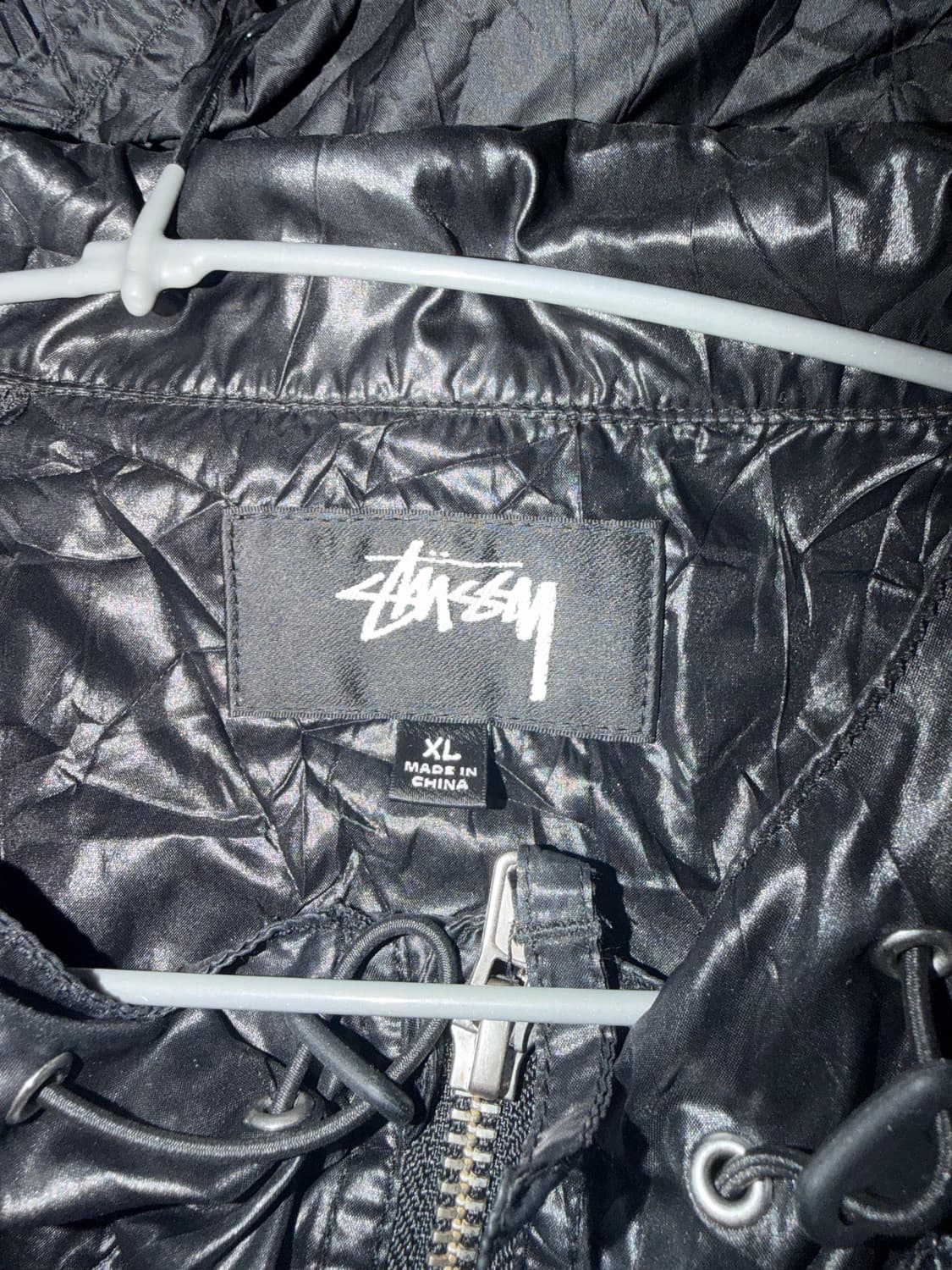 Stussy 비치쉘링크바람막이 블랙 XL 상품이미지3