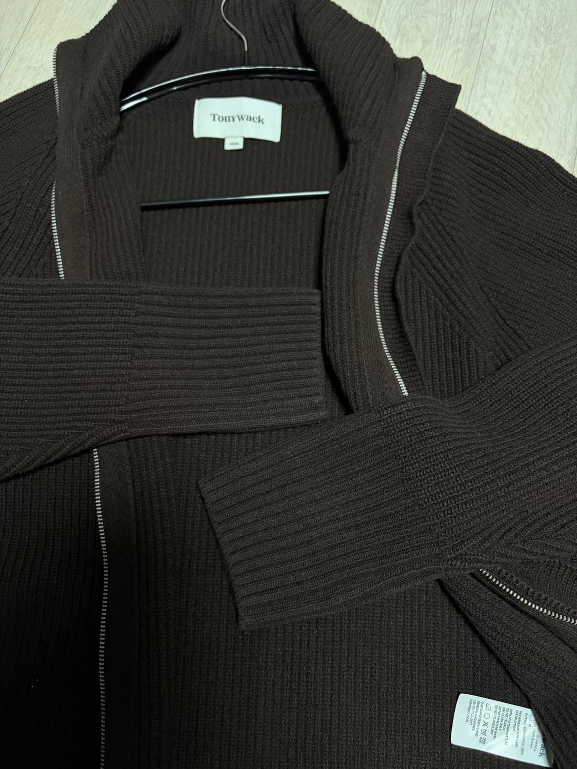 토니웩 슈퍼 파인 메리노울 집업 상품이미지4