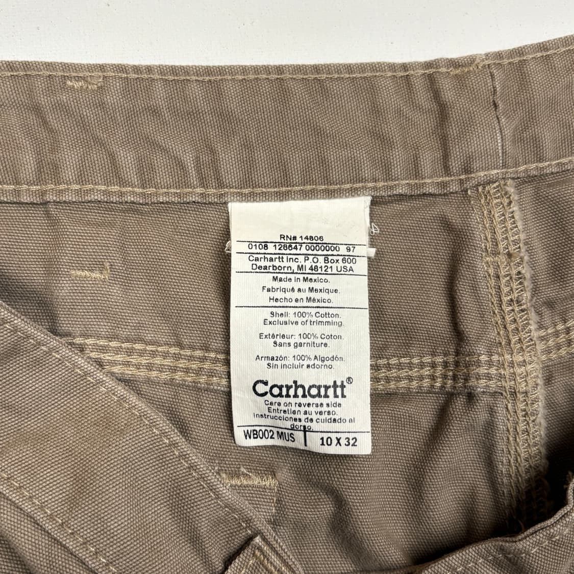 [34] Carhartt work pants beige 상품이미지4