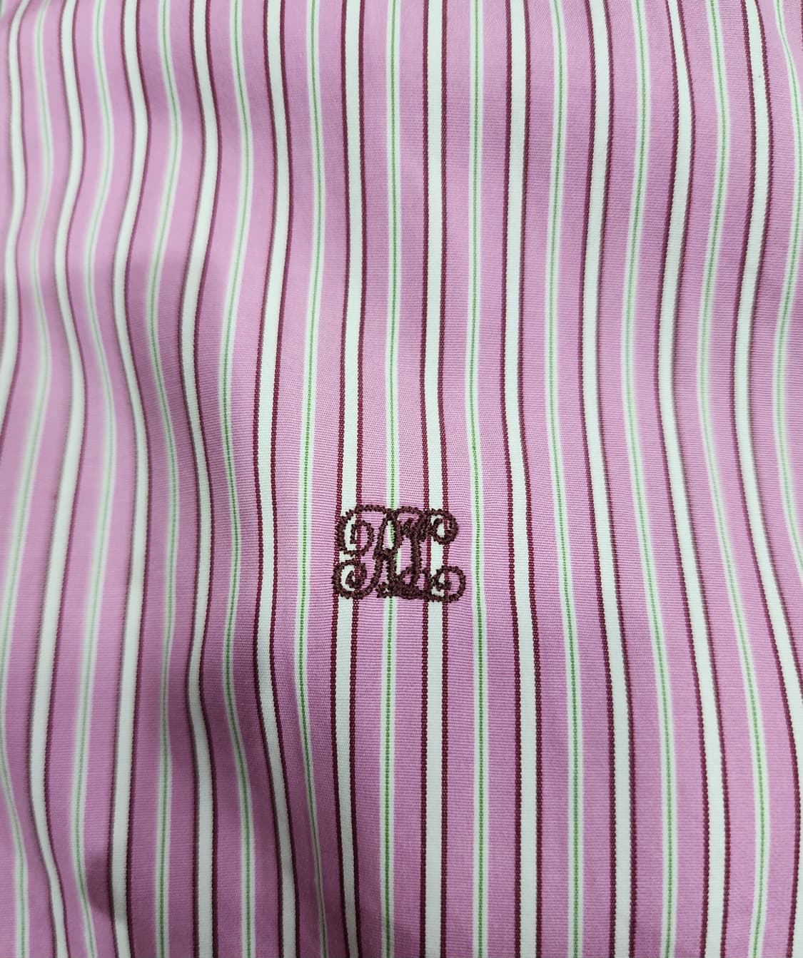 폴로 랄프로렌 폴로 알파벳 로고 스트라이프 핑크 셔츠 우먼 2 상품이미지5