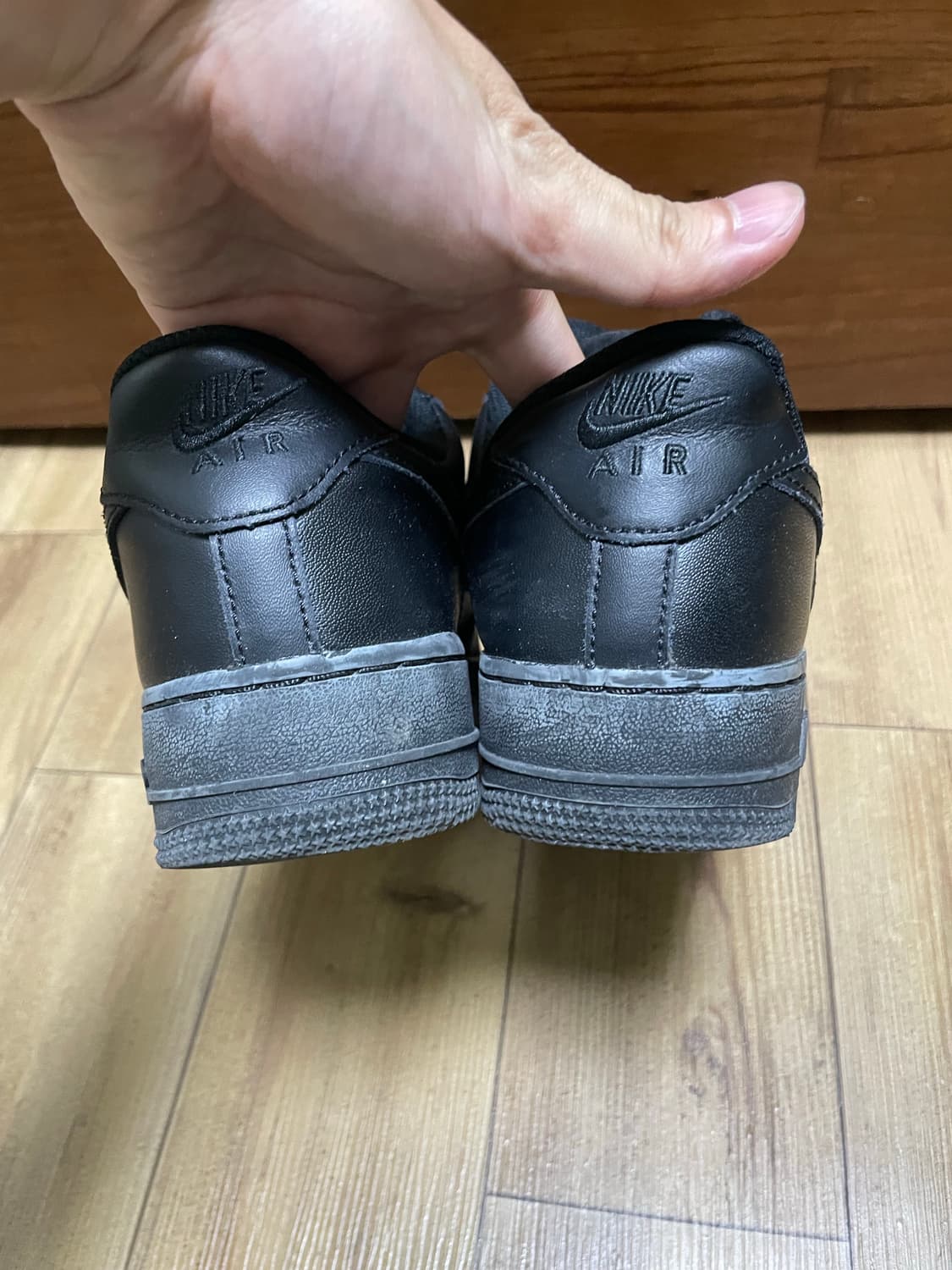 나이키 에어포스 블랙 250mm 상품이미지4