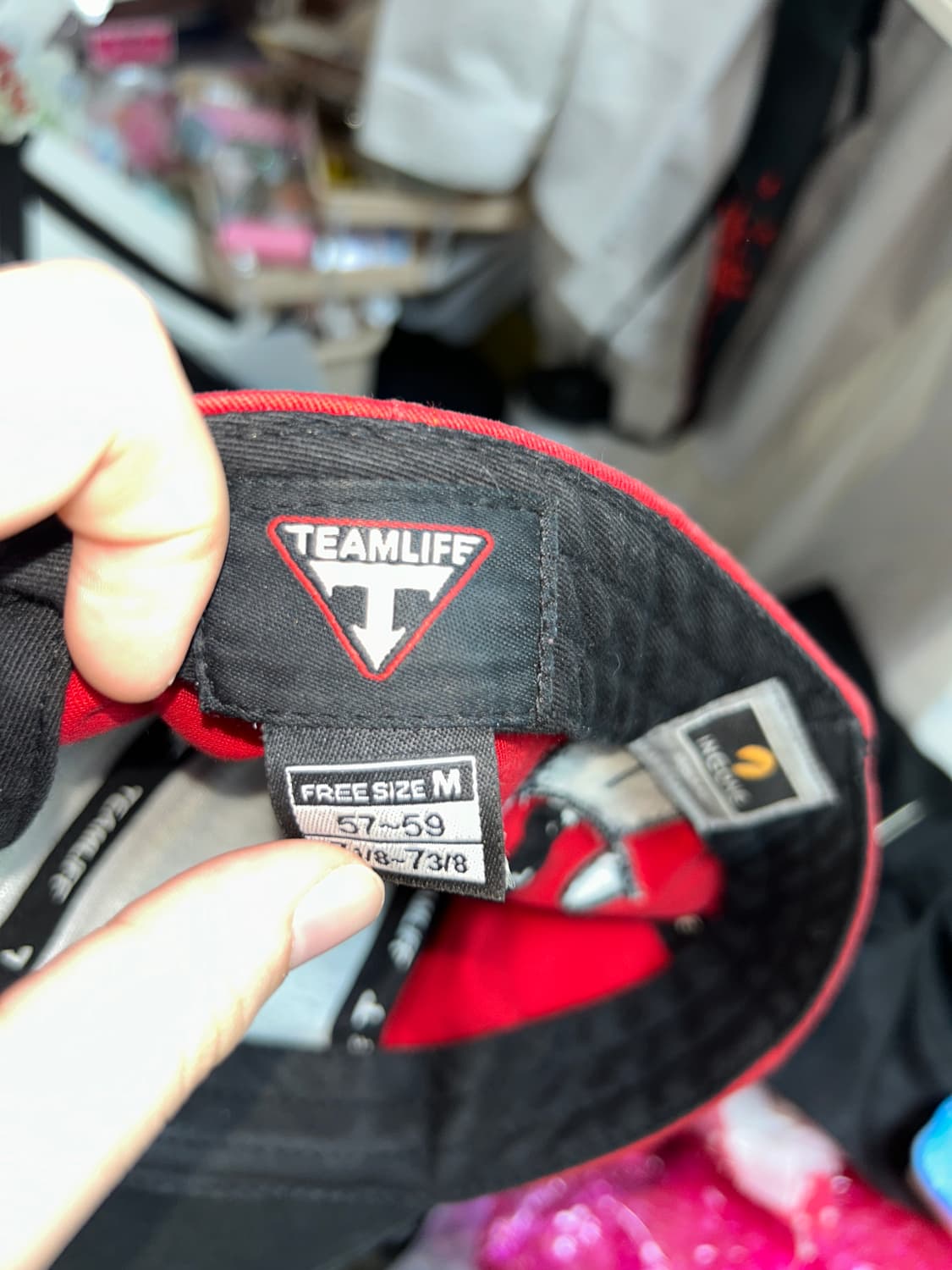 빈티지 키치 레드 캡  상품이미지4