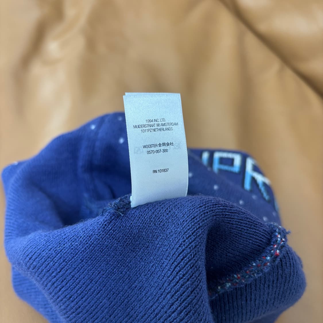 슈프림 비니 모자 21fw 스노우맨 네이비 상품이미지7