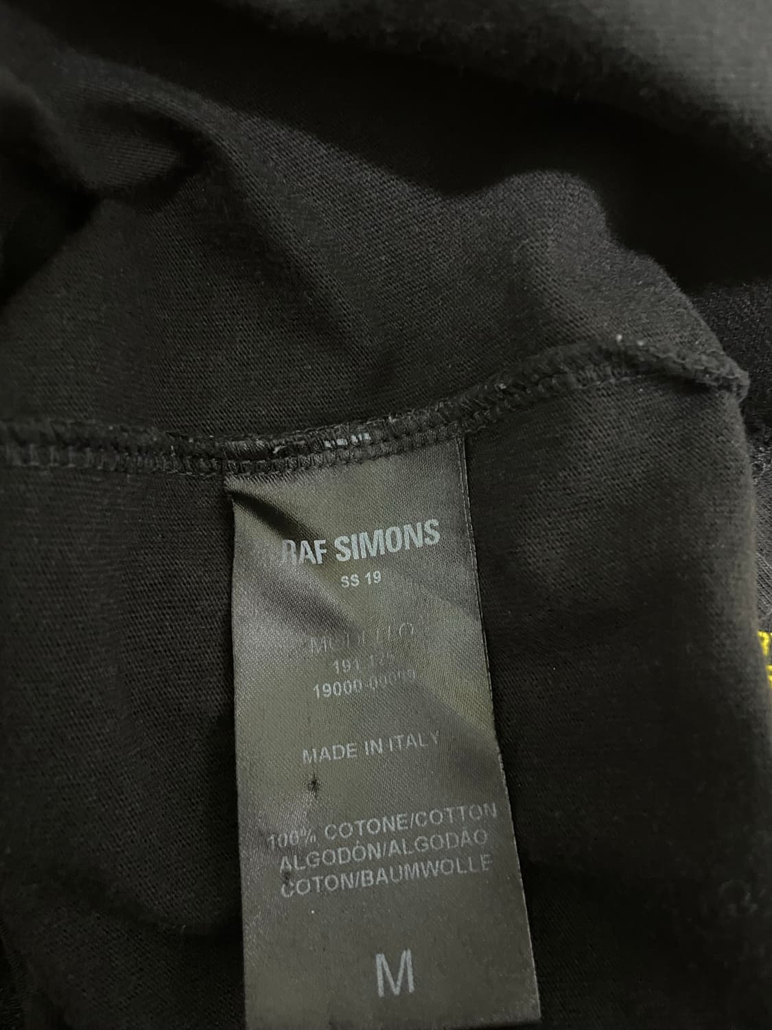 19ss 라프시몬스 파리투어 티셔츠 상품이미지4