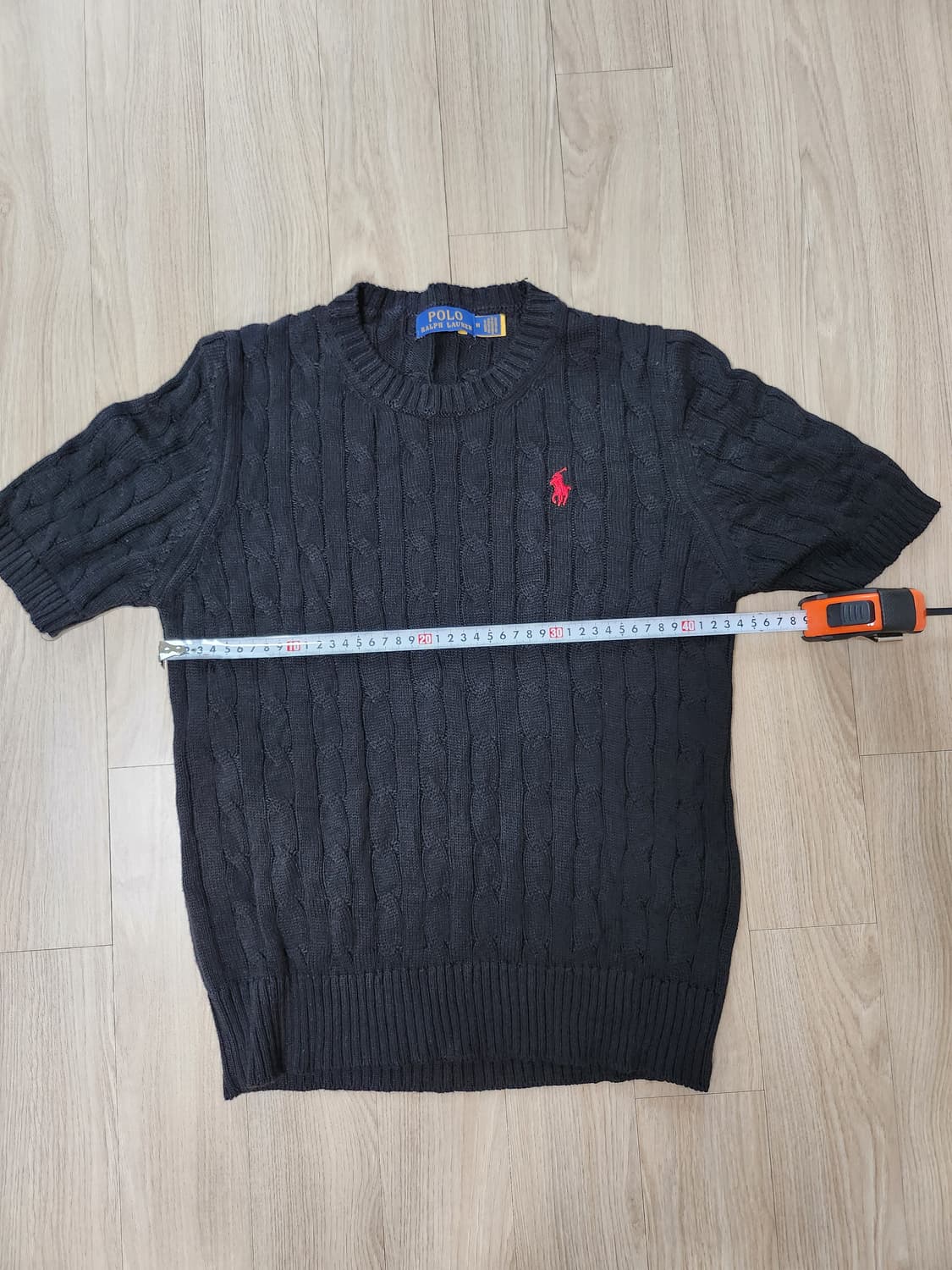 폴로랄프로렌 케이블반팔니트 (M 상품이미지4