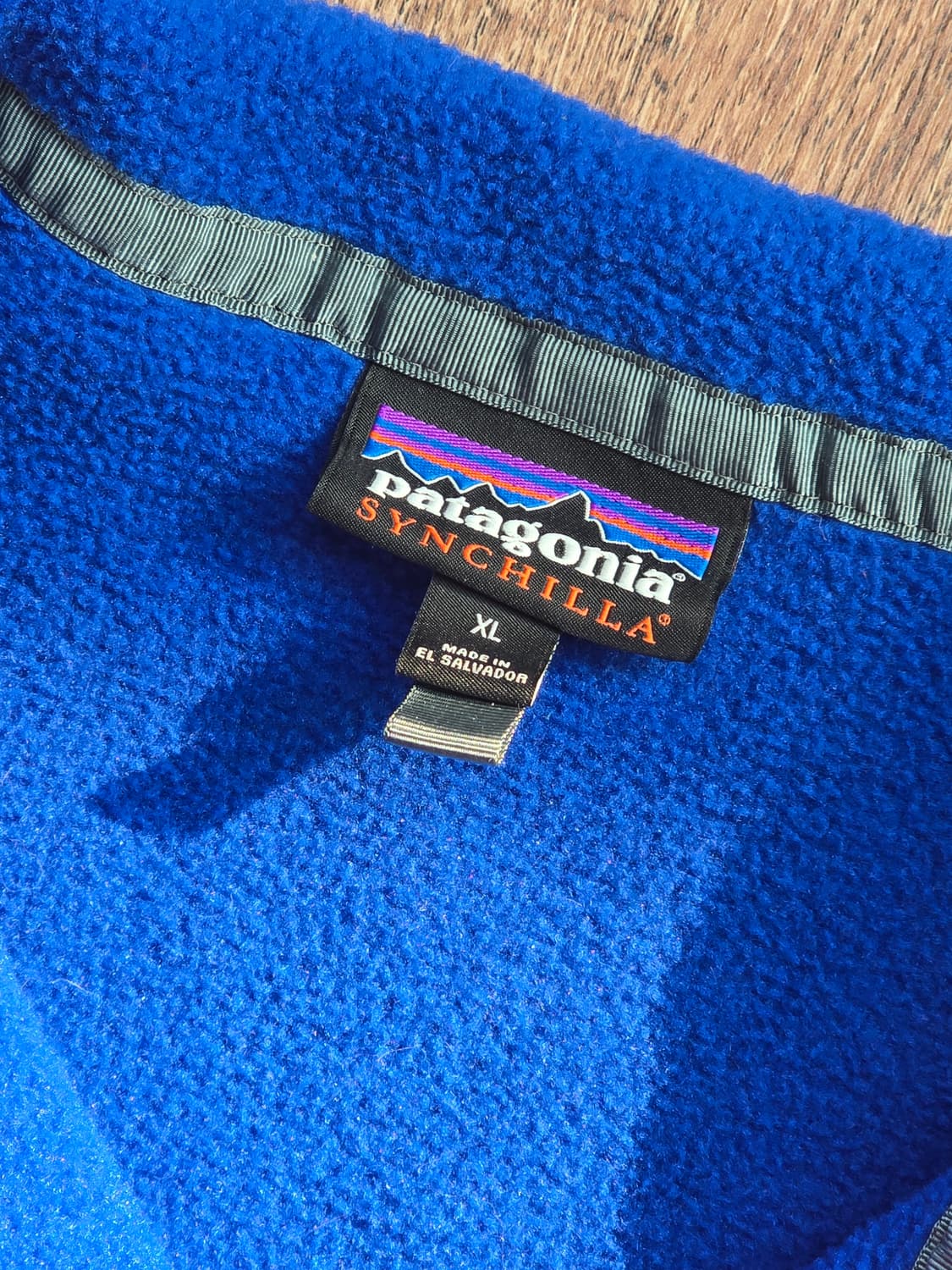 파타고니아 신칠라 블루 레드 XL 라이트웨이트 상품이미지3
