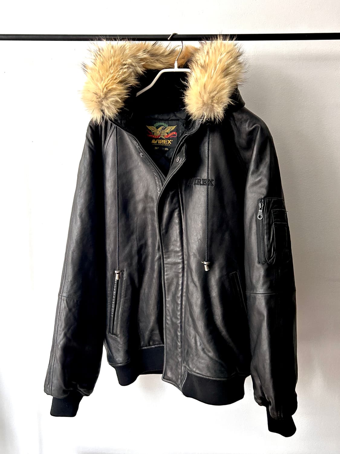 00‘s Avirex leather down(가죽 다운자켓) 상품이미지1