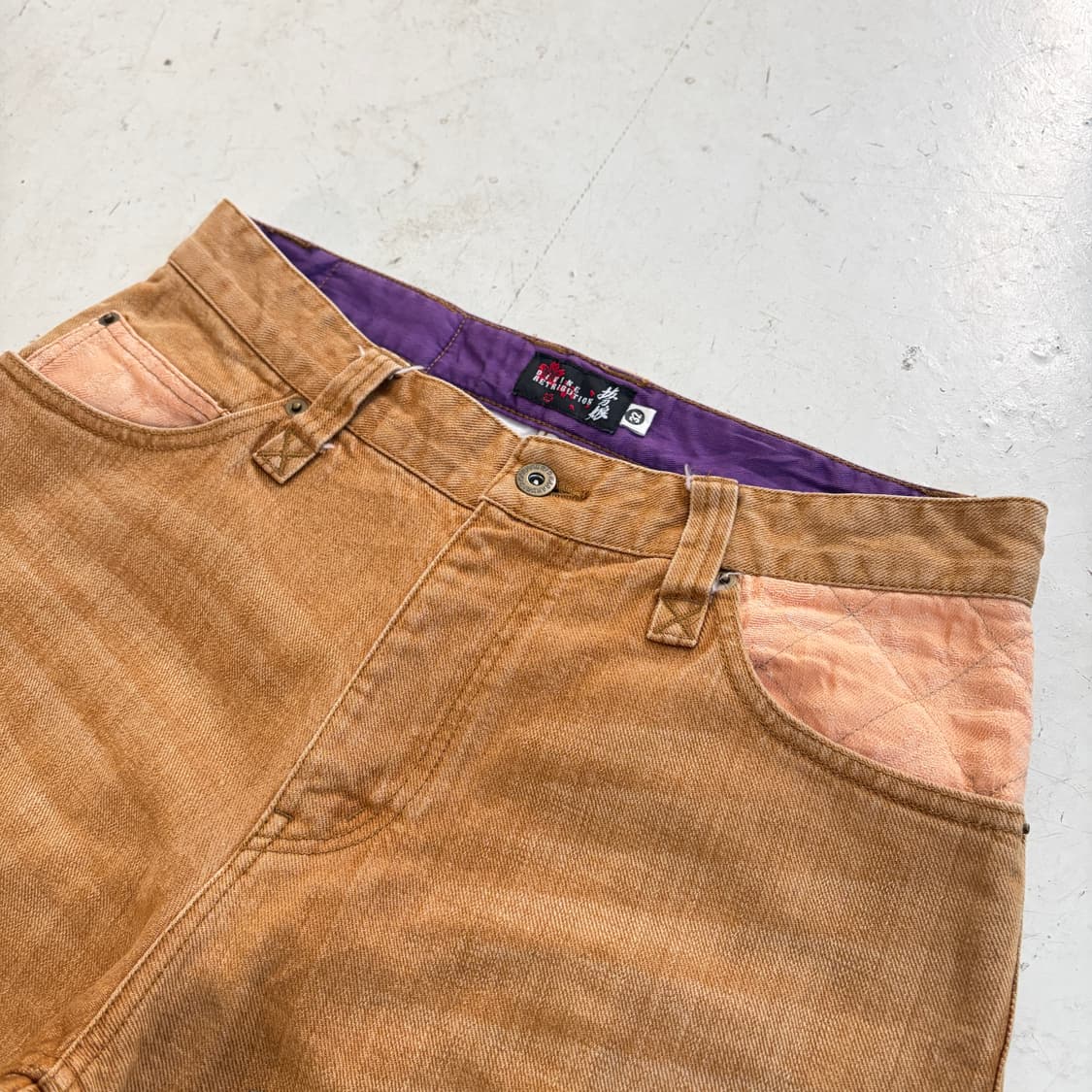 Divine Retribution 사무라이 게이샤 빈티지 팬츠 32 상품이미지5