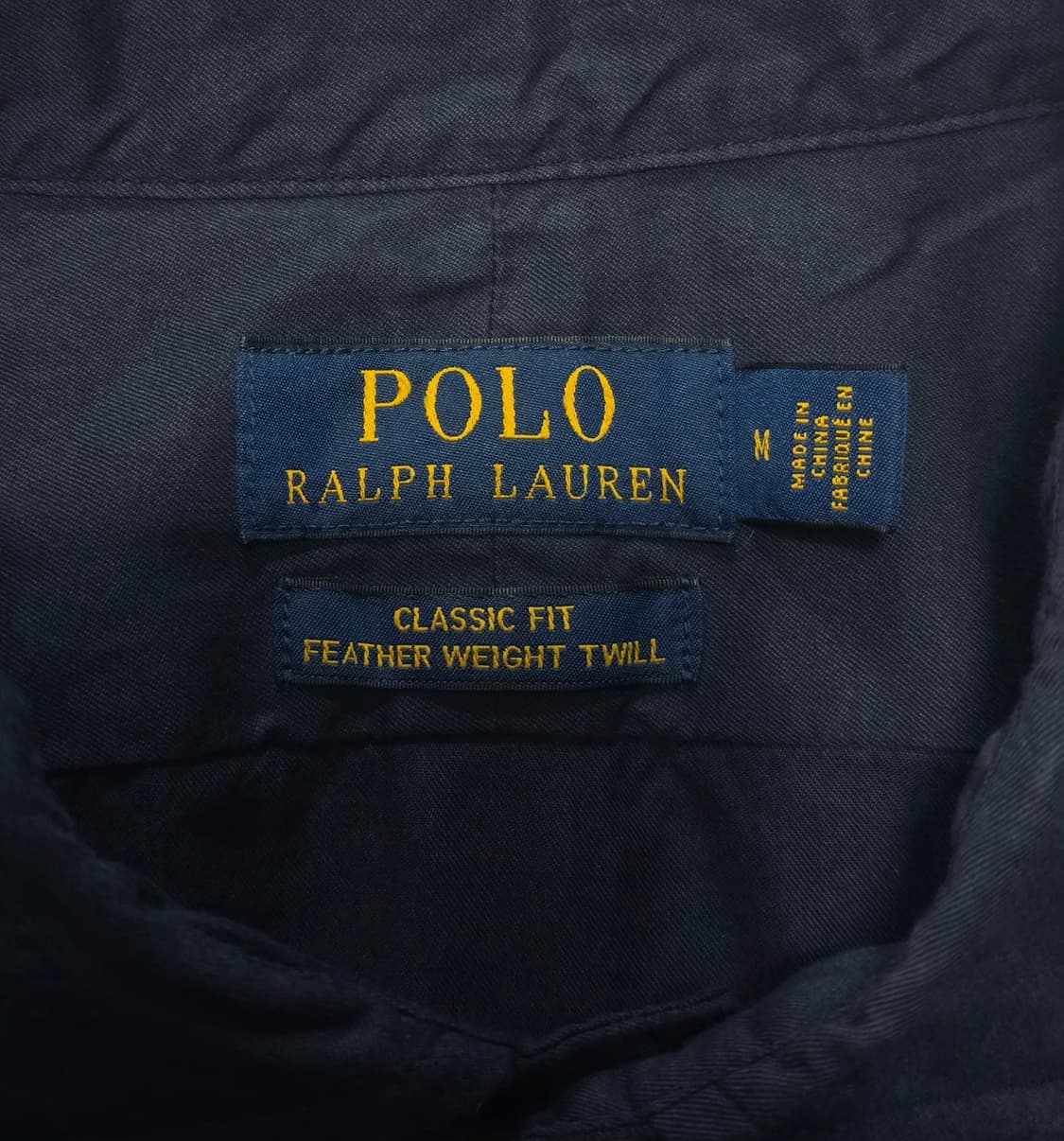 폴로랄프로렌 코튼 네이비 셔츠 새상품 M 상품이미지4