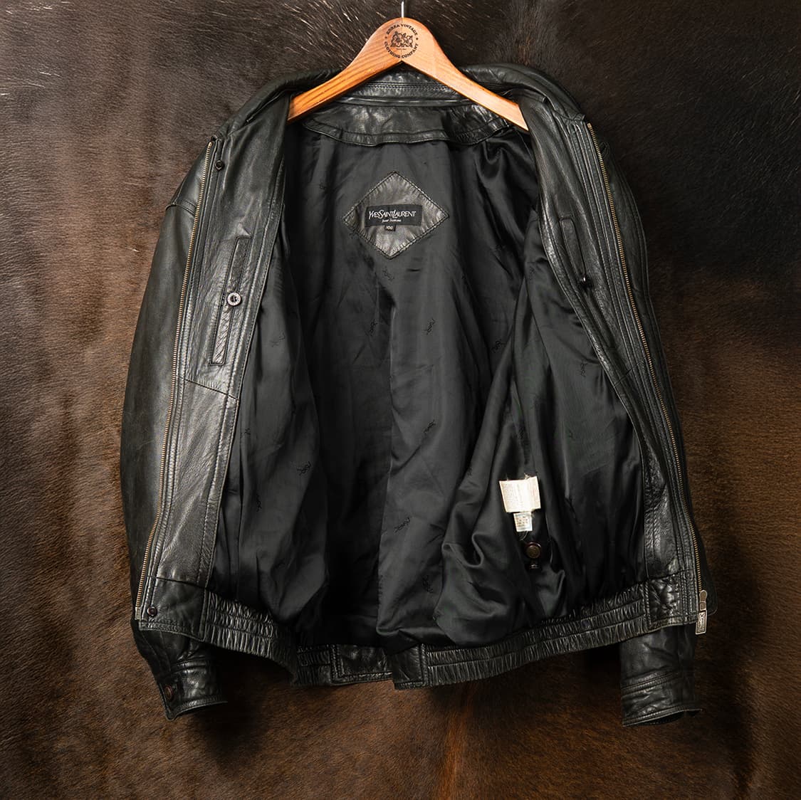 [105] 90s YSL 입생로랑 뿌르옴므 양가죽 봄버 자켓  상품이미지3