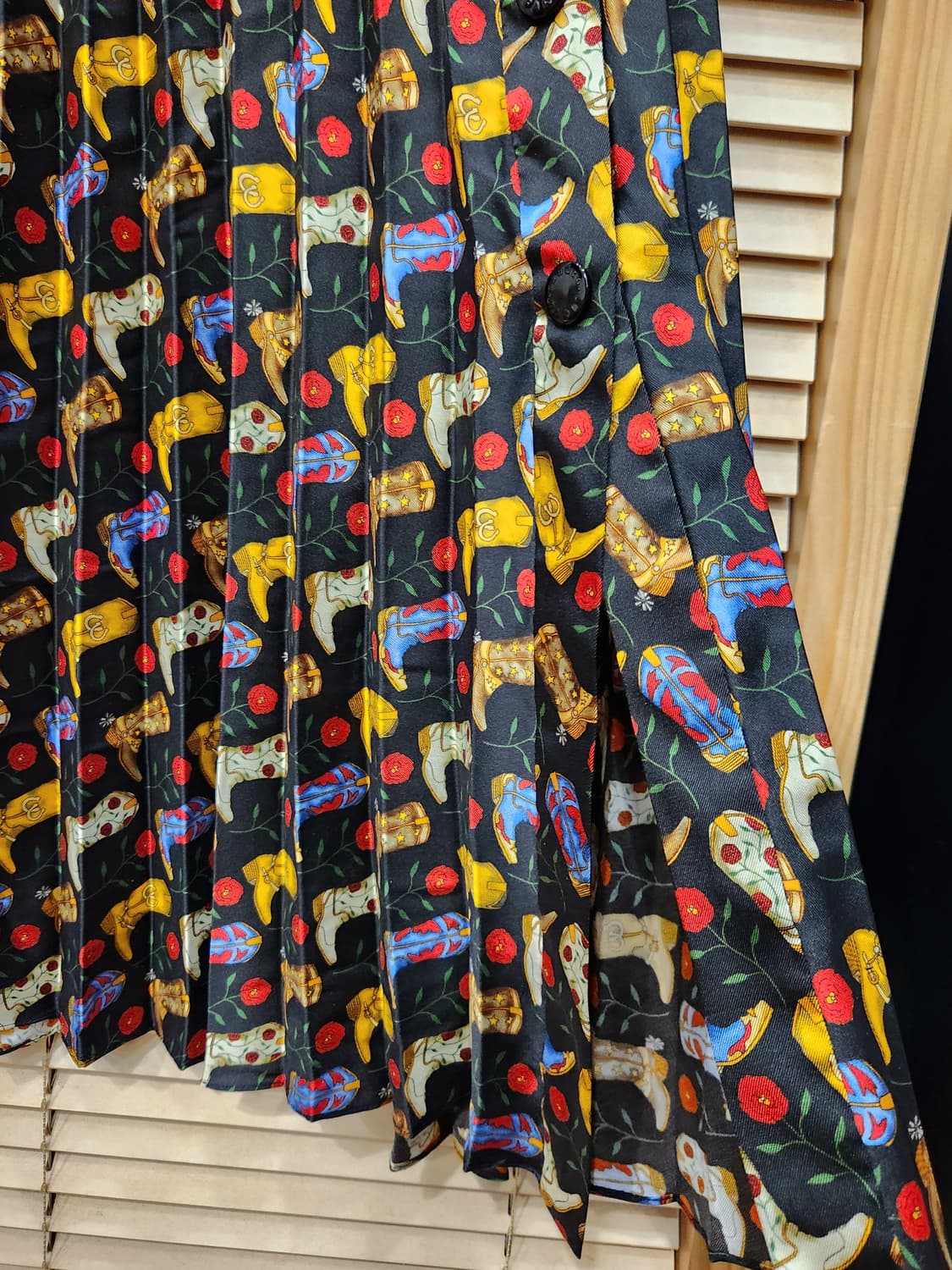 (새상품)산드로 팔마프린트 플리츠스커트 상품이미지3