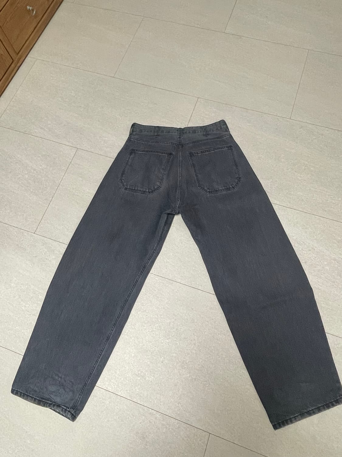 Curve jeans washed black 3 상품이미지3