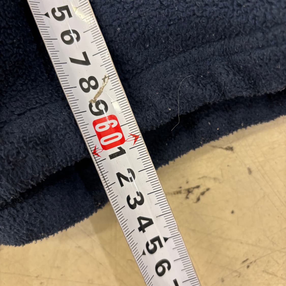 휠라 네이비 스몰로고 하프집업 플리스 상품이미지4