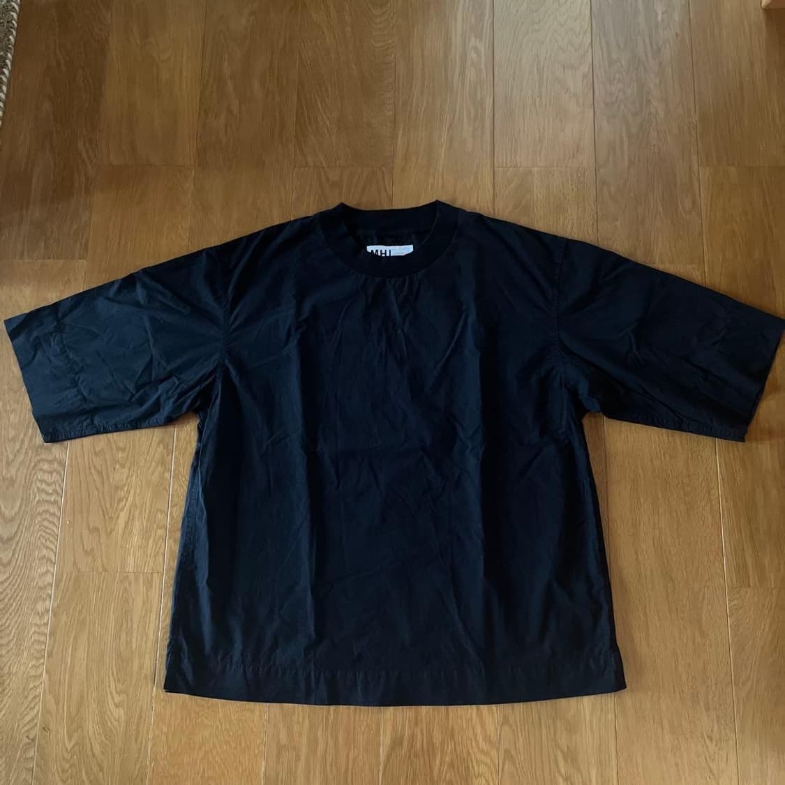 MHL / 오버사이즈 코튼 저지 티셔츠 블랙 / M 상품이미지1