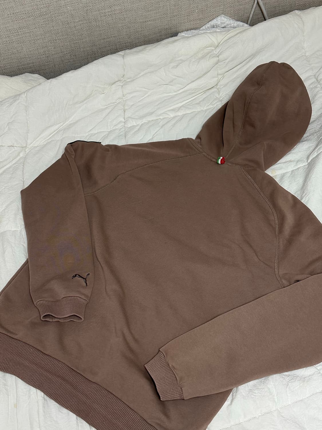 푸마 페라리 F1 후드 집업 브라운 미디움 상품이미지2