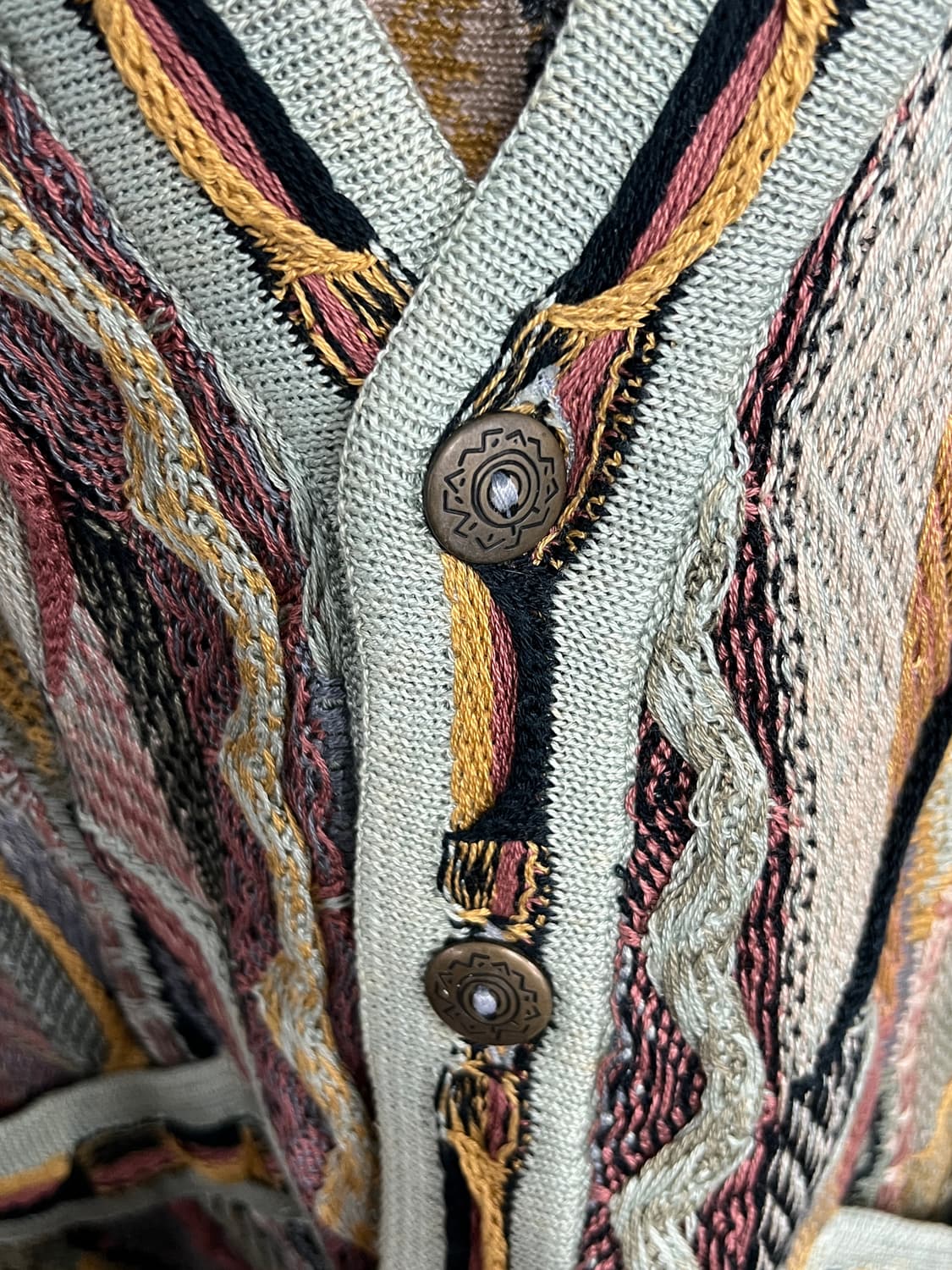 limnos Vintage 케이블 꽈배기 니트 가디건 상품이미지6