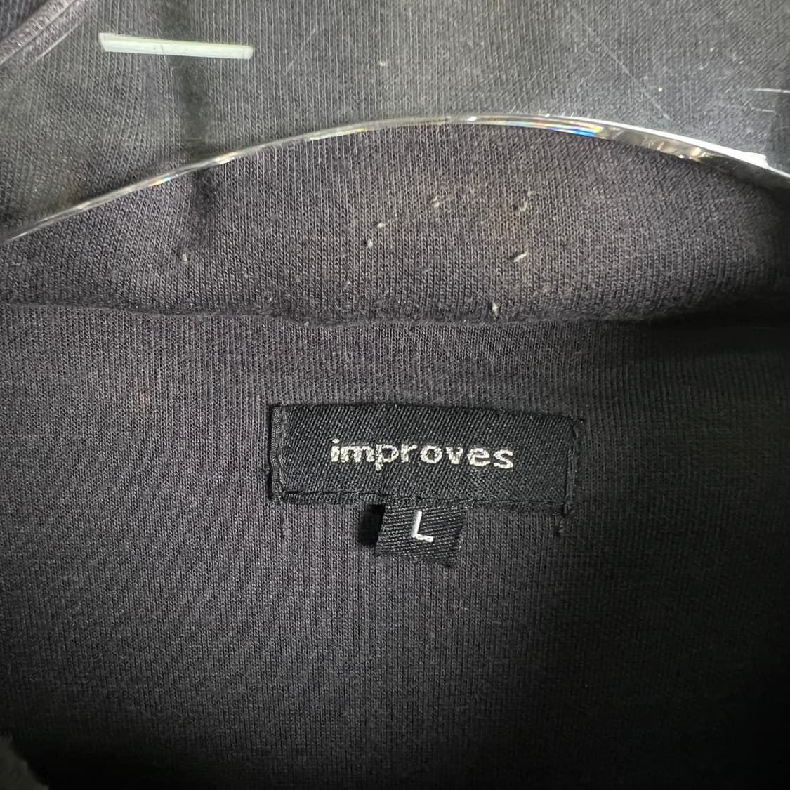 improves 블랙 코튼 포켓 유틸리티 자켓 L 상품이미지3