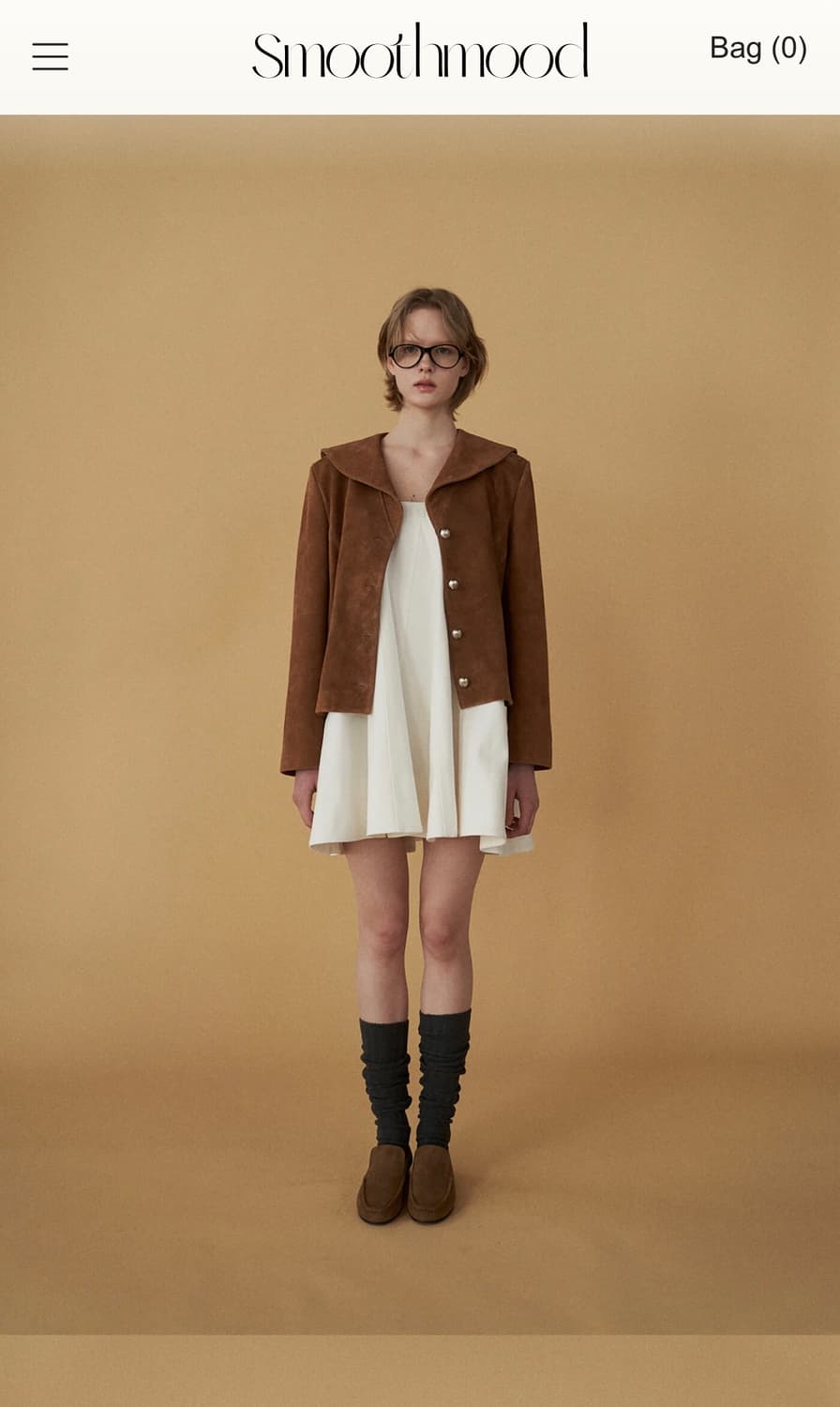 스무드무드 American Cow Suede Sailor Jacket 상품이미지1