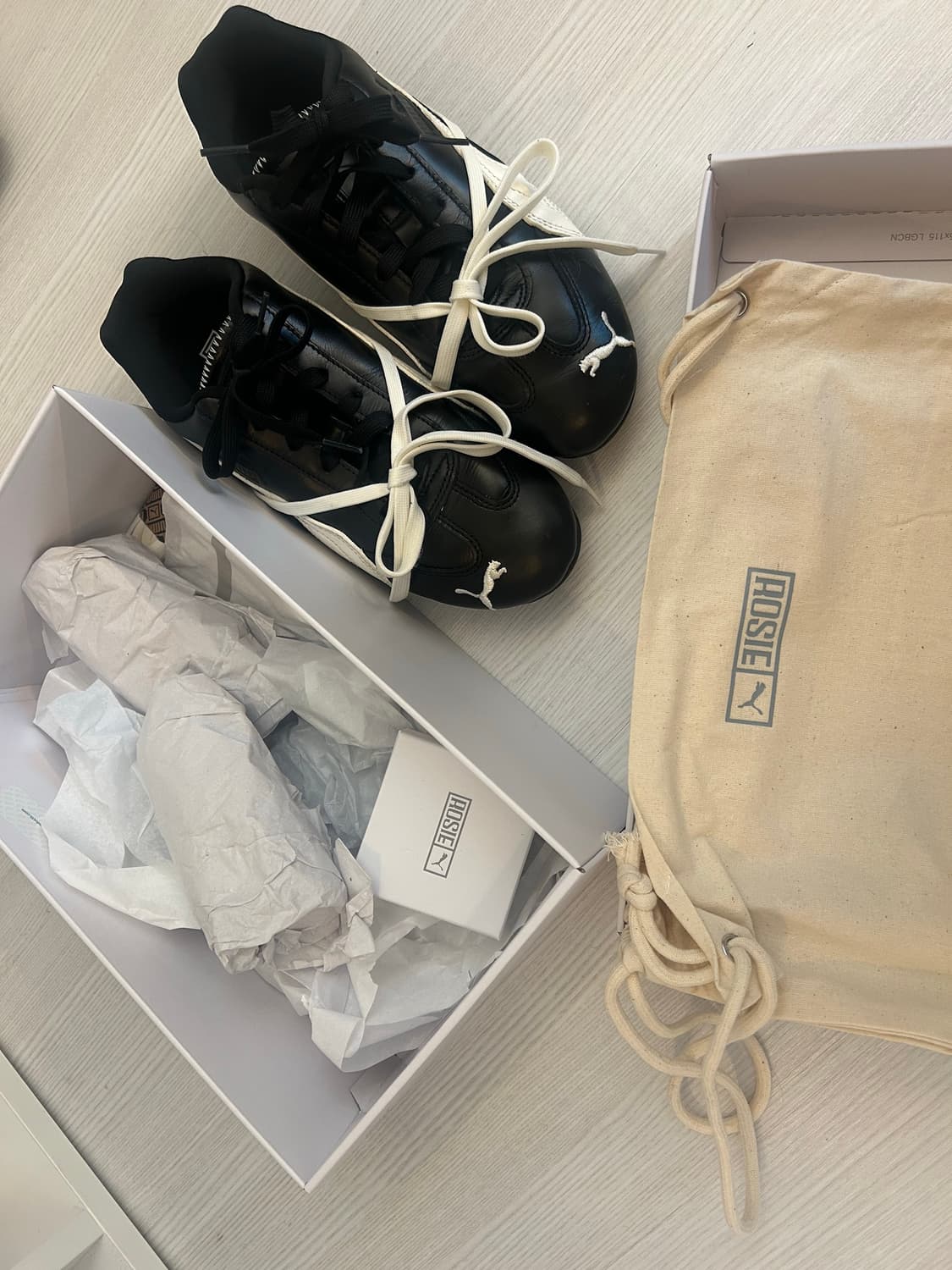 로제 푸마 스피드캣 블랙 상품이미지2