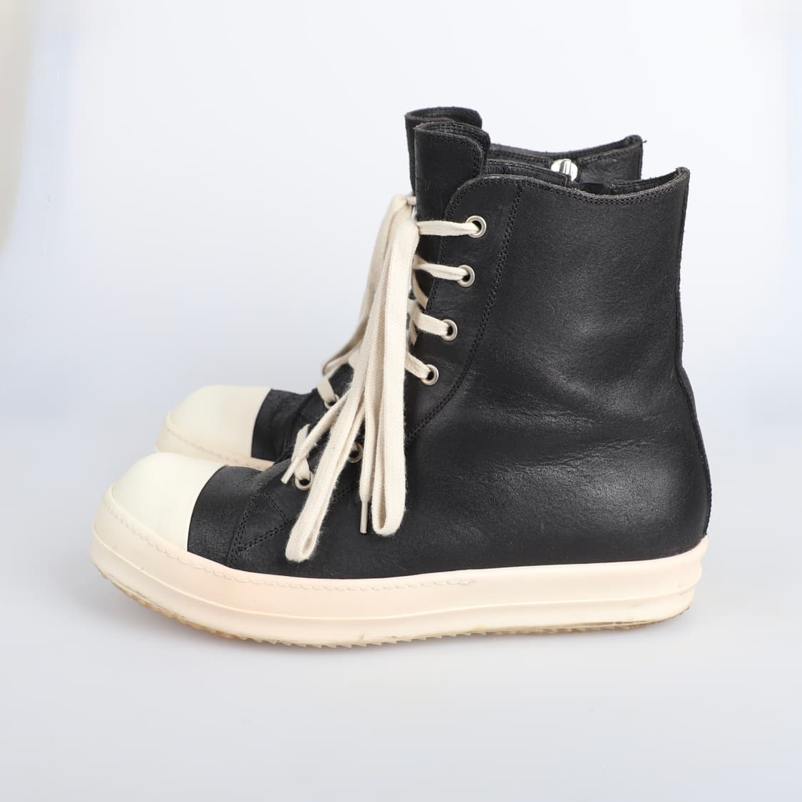 42.5 / Rick Owens 릭오웬스 라몬즈 하이 블랙 LPDP 상품이미지2