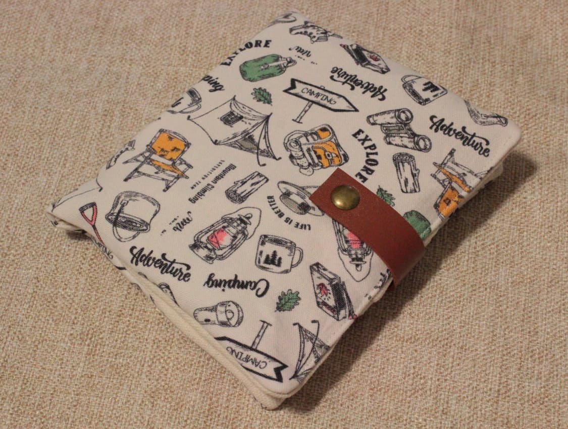 핸드메이드 밴딩 2포켓 파우치 상품이미지1