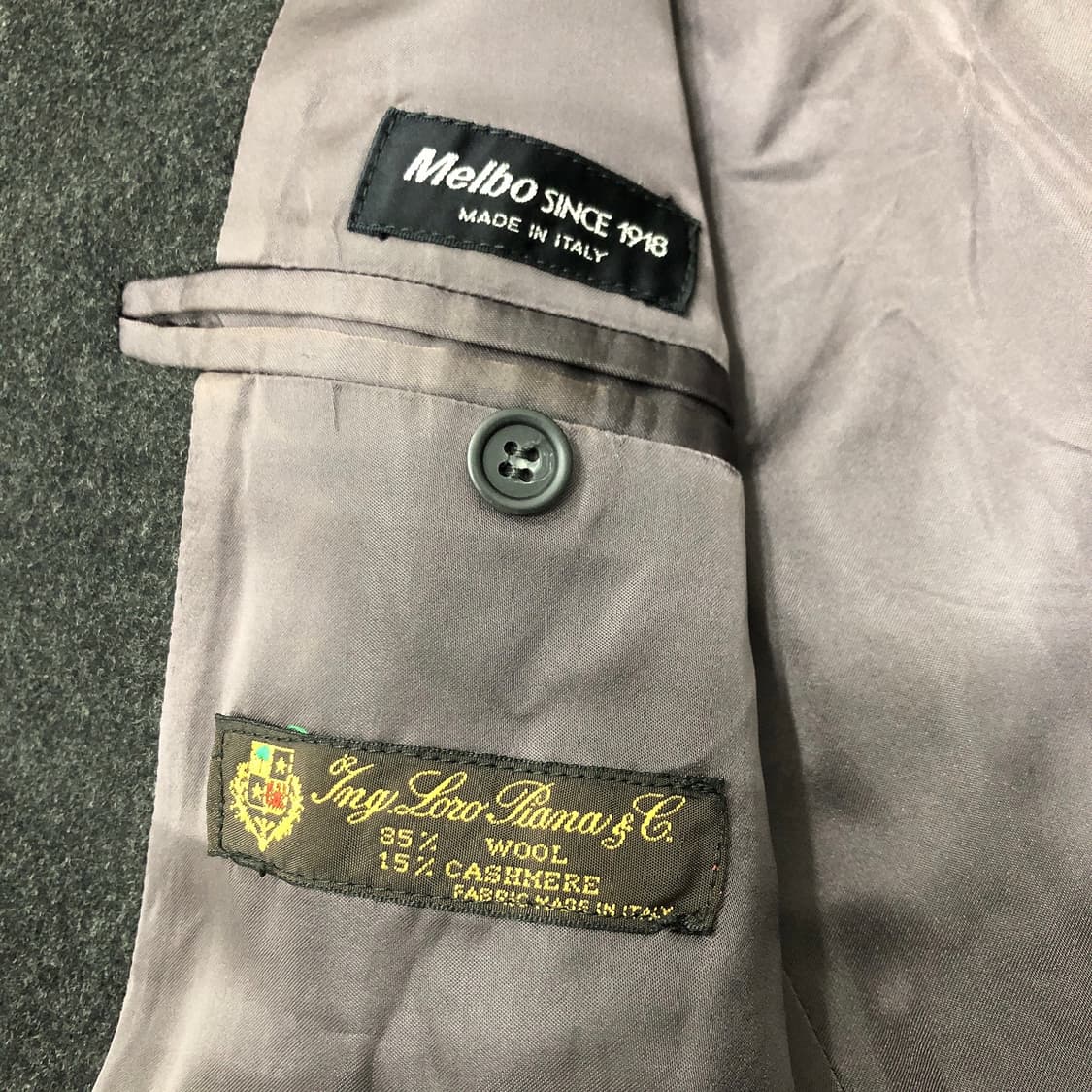 발스타 이태리 로로피아나 울 캐시미어 클래식 체스터필드 롱코트 50 상품이미지4