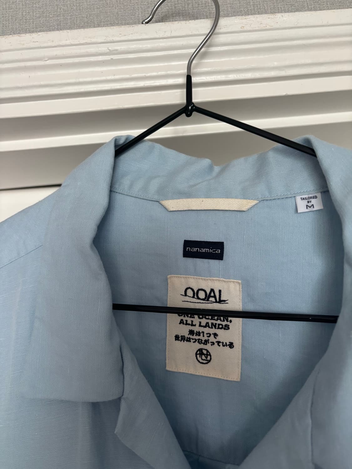 [M] 나나미카 큐프라 헴프 셔츠 상품이미지4