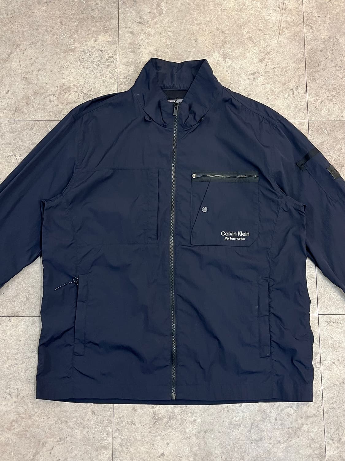 캘빈 클라인 바람막이 네이비 2XL #csz3466 상품이미지4