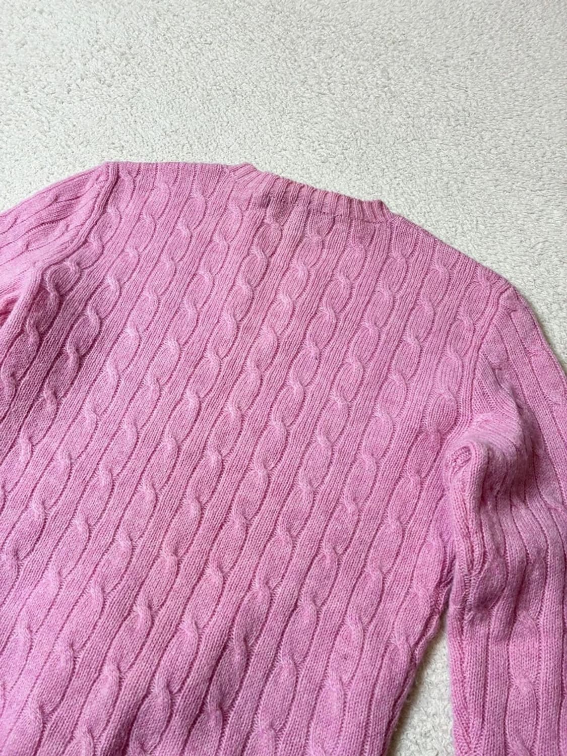 폴로 랄프로렌 00's 케이블 화이트 포니 니트 PN7613 상품이미지5