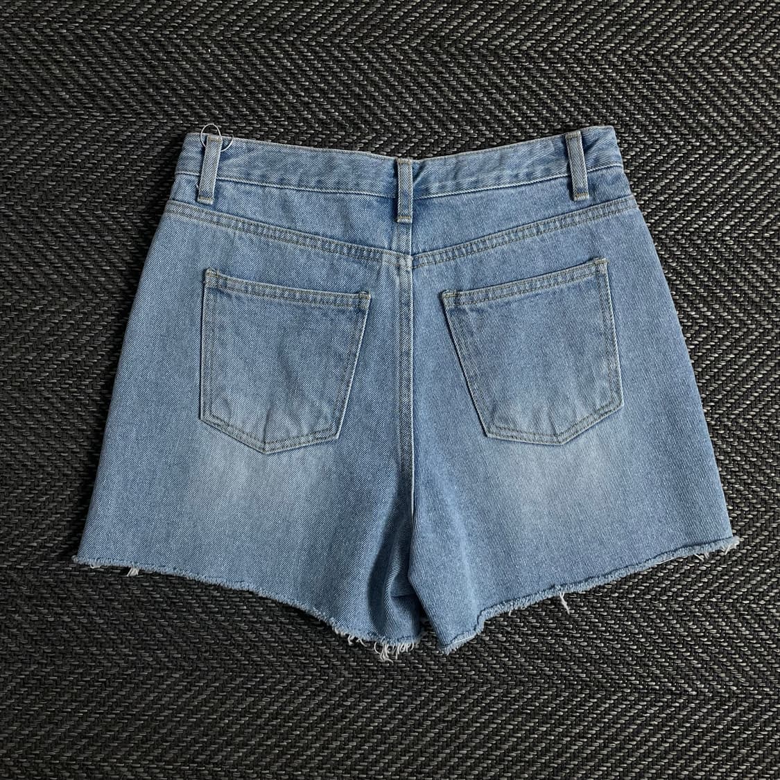 빈티지 우먼스 커팅 데님 숏 팬츠y 3239 상품이미지3