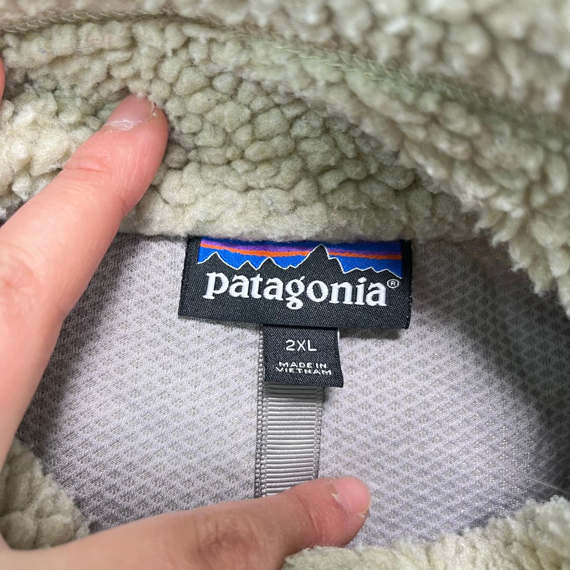 105 파타고니아 양털 레트로 후리스 조끼 상품이미지3