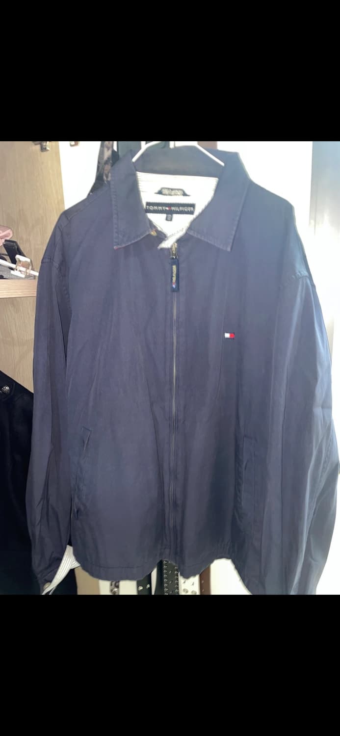 일본 빈티지 타미힐피거 네이비 자켓 상품이미지1