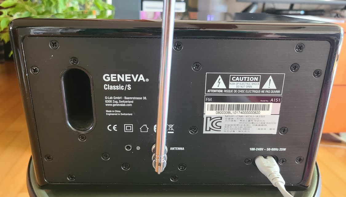 제네바 Classic S 스피커 블랙 상품이미지10