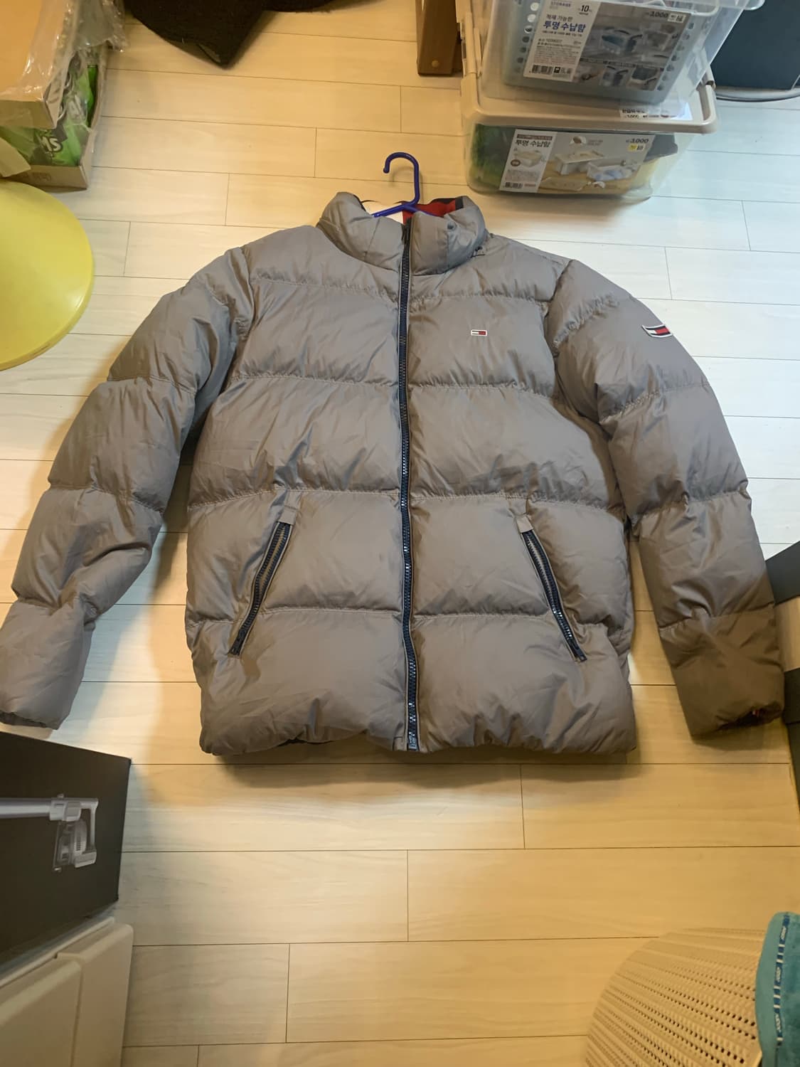 타미진스 그레이 패딩 xl 상품이미지1